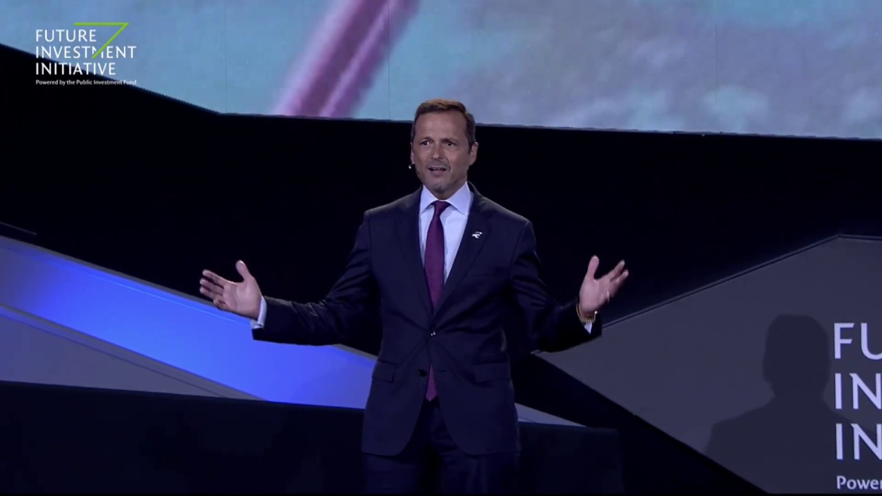 John Pagano's keynote speech at the 2019 Future Investment Initiative in Riyadh Saudi Arabia