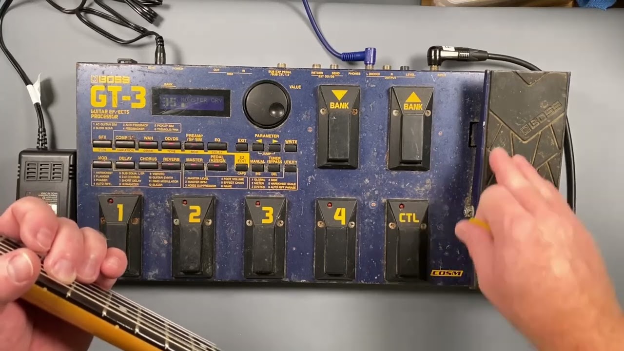 Part 1 - Boss GT-3 Restoration - Does it even work?