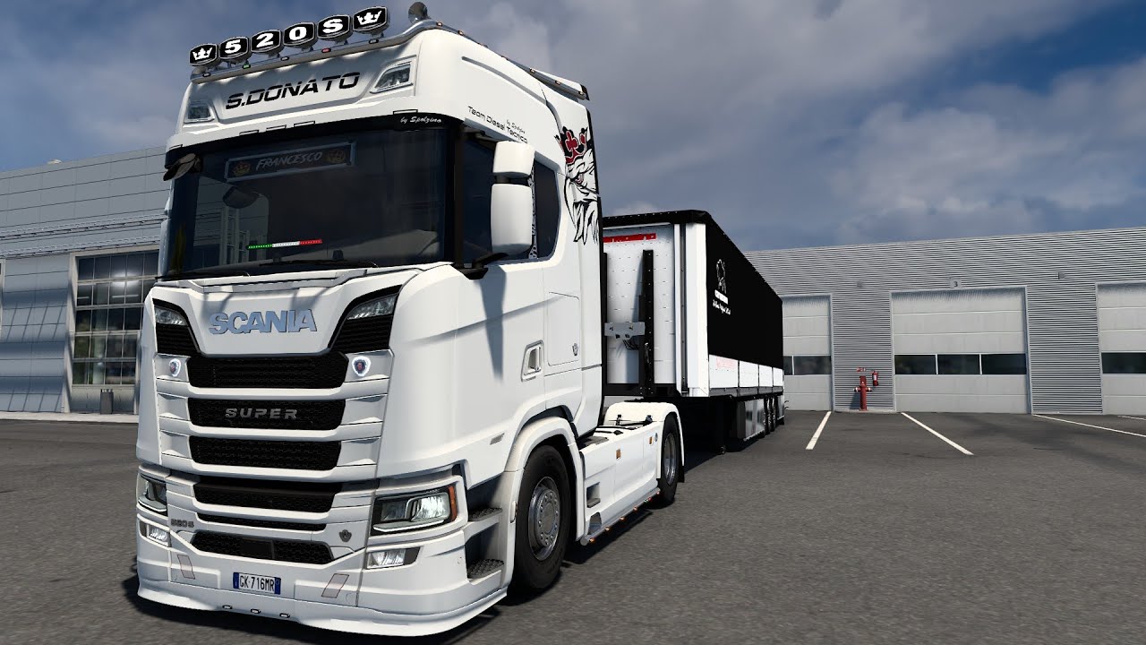 Euro Truck Simulator 2 prima prova per il nostro Scania 520S