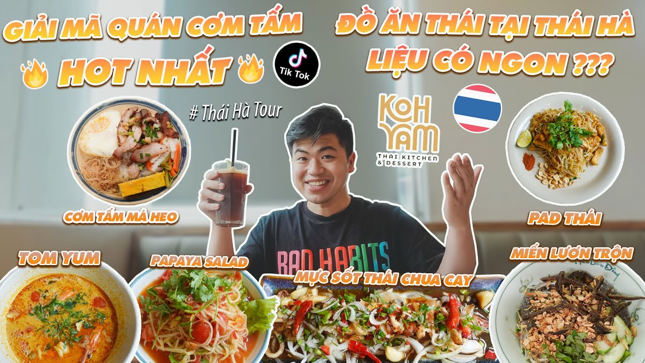 GIẢI MÃ QUÁN CƠM TẤM HOT NHẤT TIK TOK || ĐỒ ĂN THÁI TẠI THÁI HÀ LIỆU CÓ NGON? || Đức Anh Blogger
