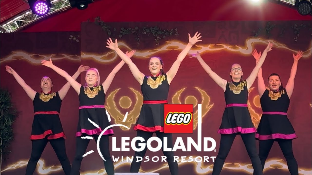 Legoland Windsor Resort 2024 Ninjas Unite Event Full Ninjas Dance Party Show [4K]