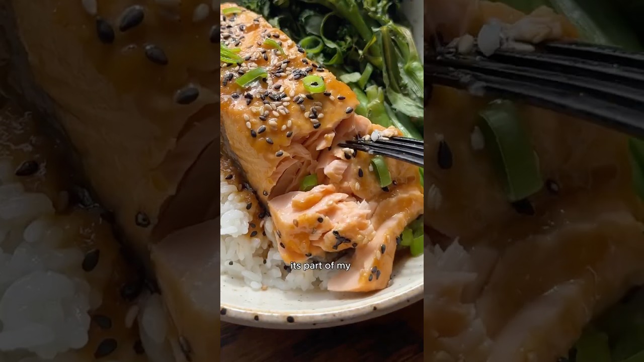Pajama Recipes - 7 Minute Sticky Miso Salmon