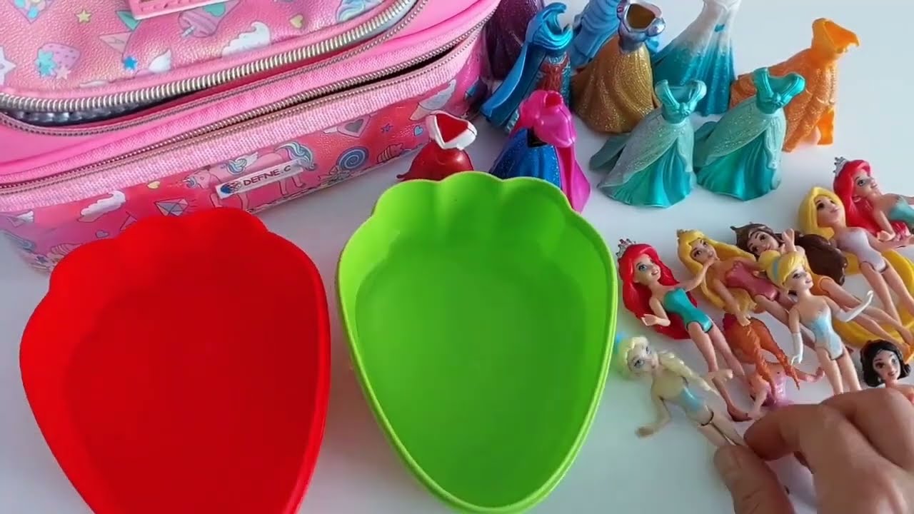 ASMR | Unboxing Mattel Disney Princess Spin & Reveal Surprise Dolls! Satisfying video | Review Toys