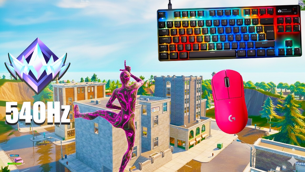 Fortnite ASMR 😴 OG Ranked Reload 🏆 Satisfying Keyboard & Mouse Gameplay | 540 FPS 4K