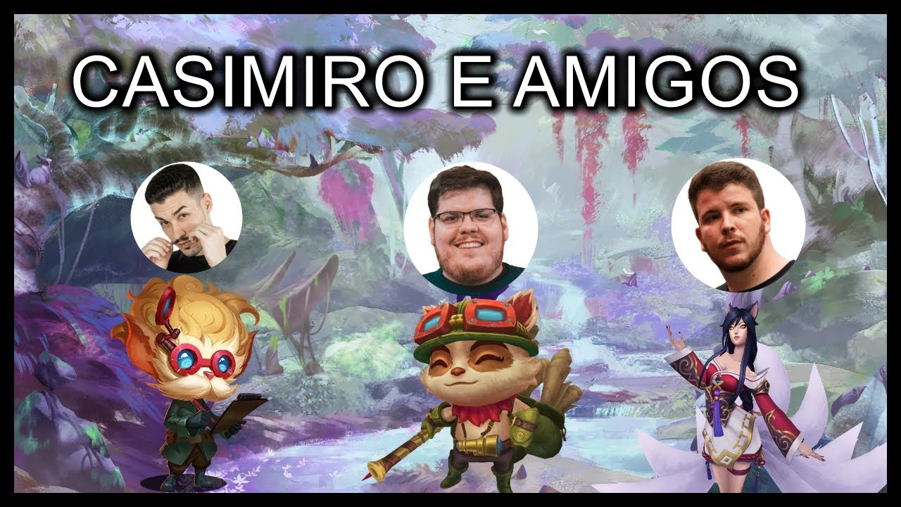 CASIMIRO JOGANDO LOL COM OS ESQUISITOS