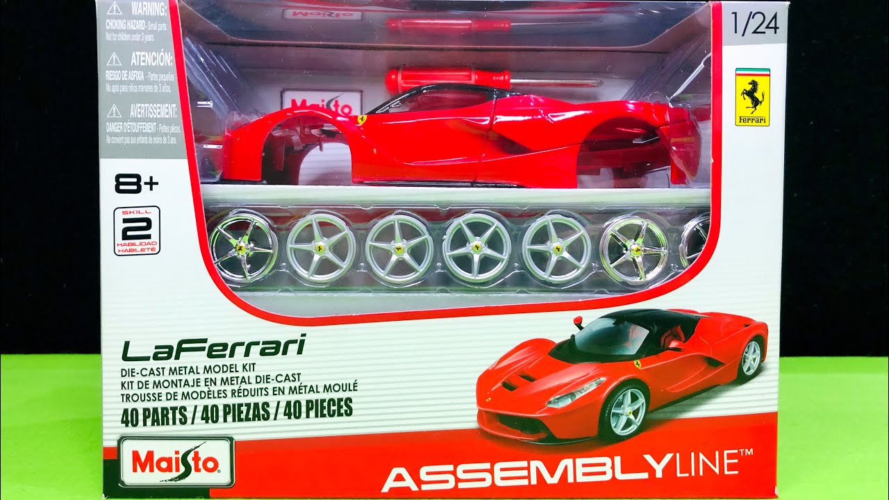 Maisto 1/24 La Ferrari mounting kit / Unboxing