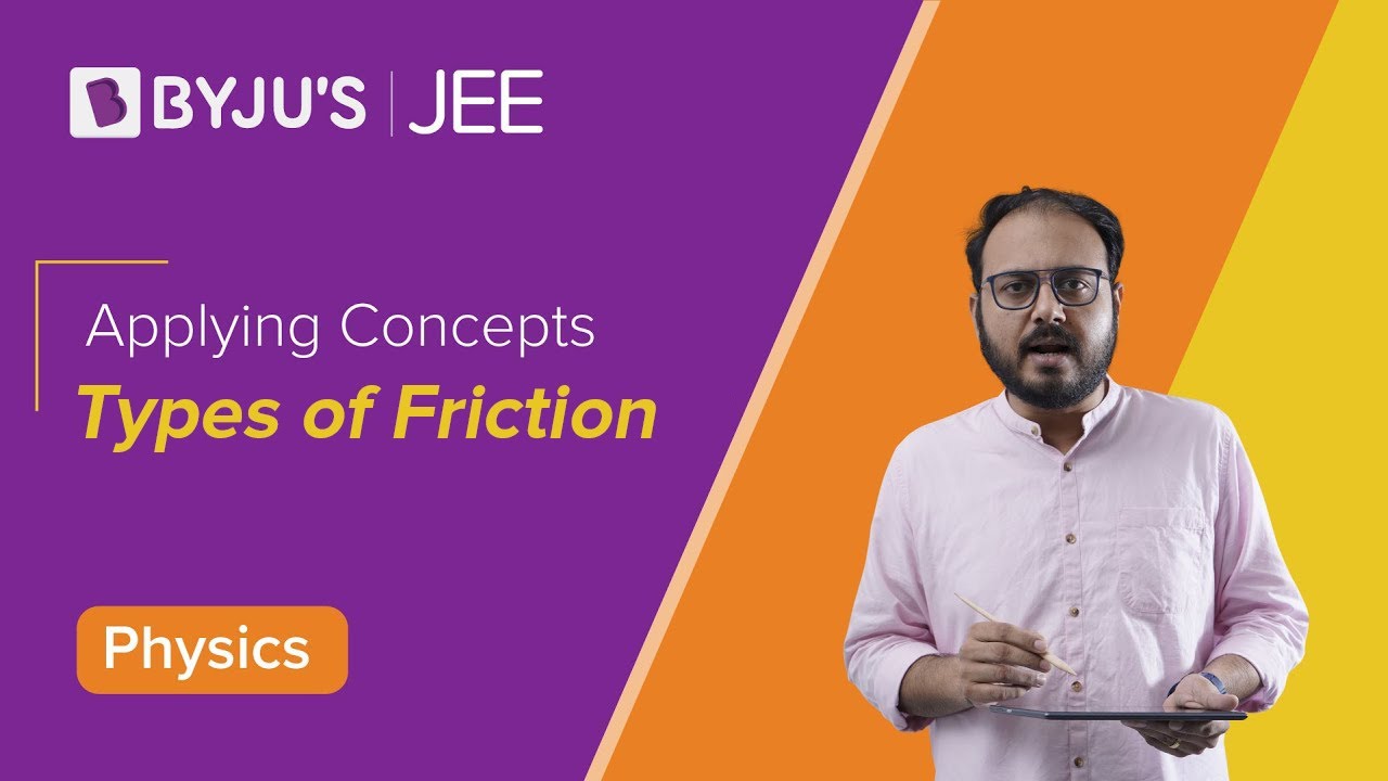 Types of Friction | Applying Concepts | Physics | JEE