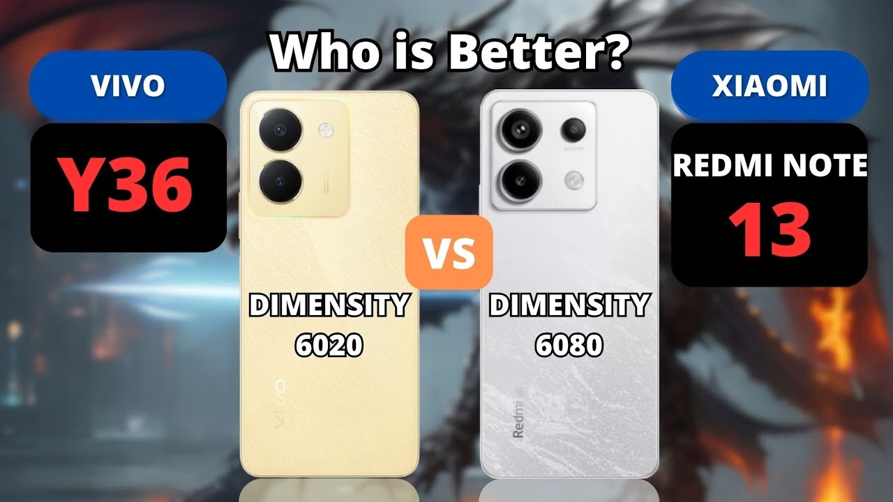 Vivo Y36 5G vs Redmi Note 13 5G | PHONE COMPARISON