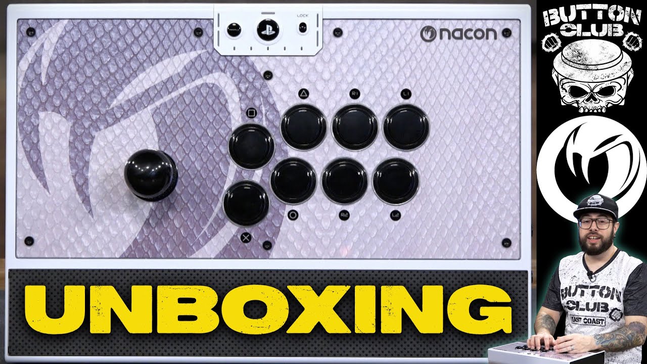 Unboxing the NACON Daija Arcade Stick for PlayStation 5 and PC