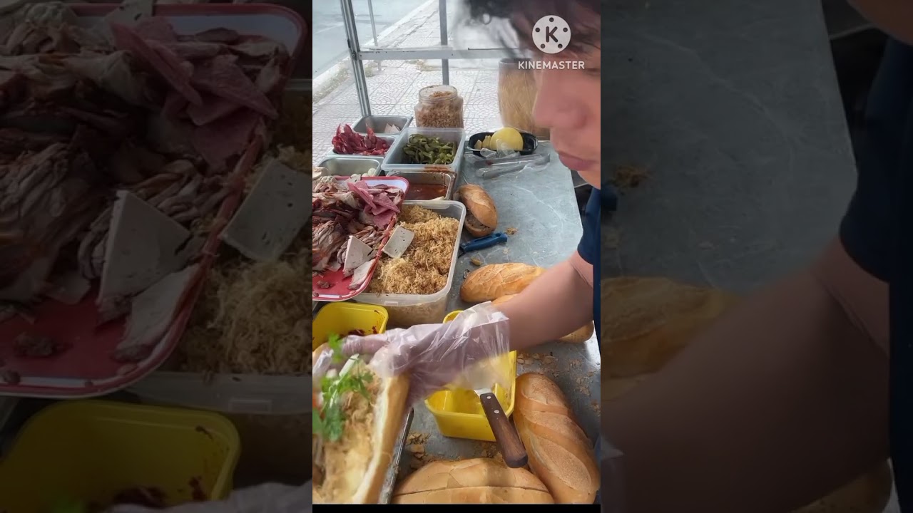 Bánh mì pates xíu mại 