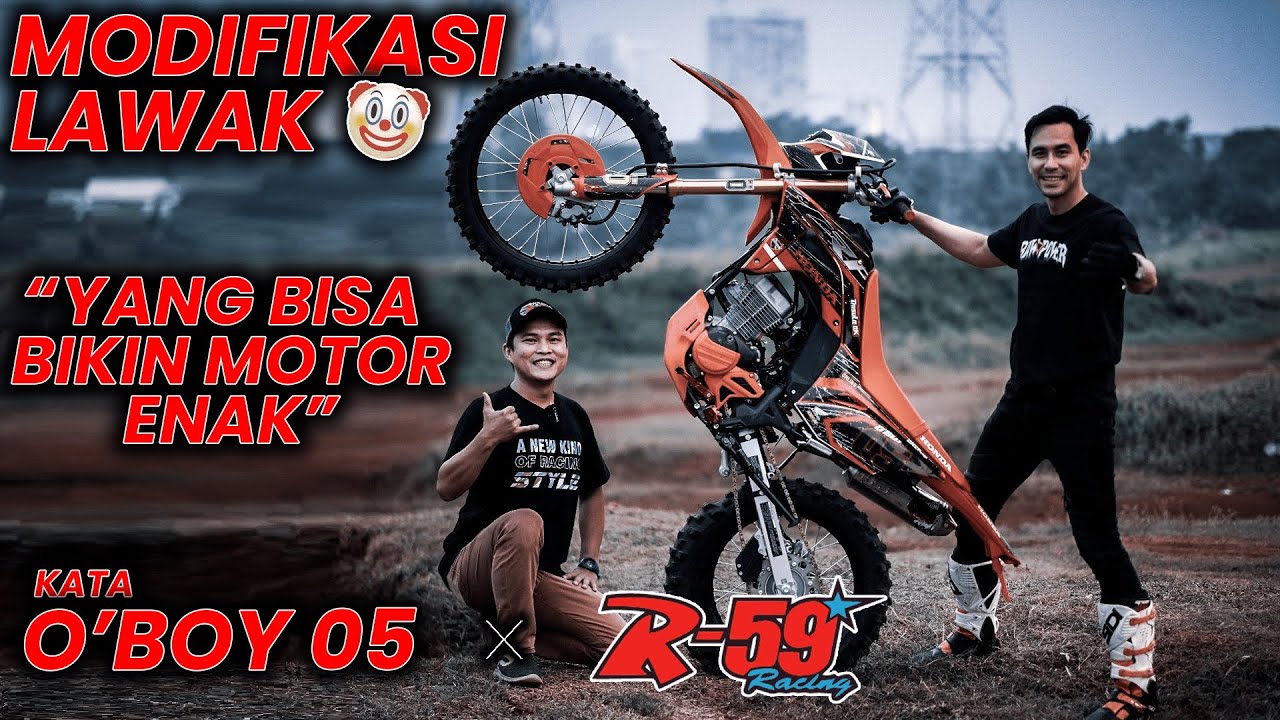 MODIFIKASI MESIN CRF 150 L DARIUS | PISTON FORGED,REAMER TB,TPS,NOKEN AS,KLEP + PER,FULL GEAR RATIO