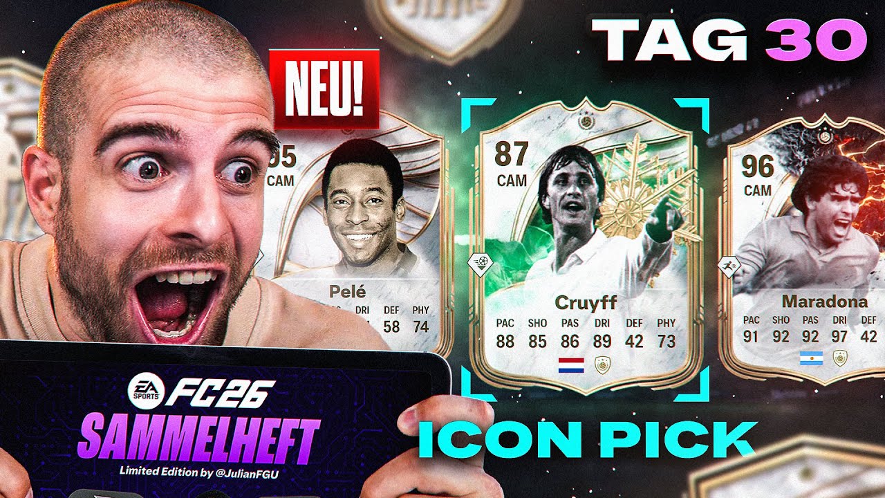 Endlich ICON PICKS !! Big W !! 😱💥 Kann ich ALLE KARTEN in FC 26 SAMMELN ?! TAG 30 🧐🧪