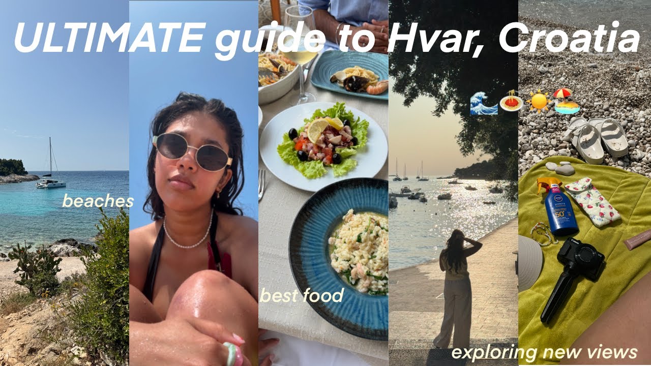 HVAR CROATIA TRAVEL GUIDE | Beaches, Food & Nightlife 🌅 | Island of Hvar Croatia Vlog