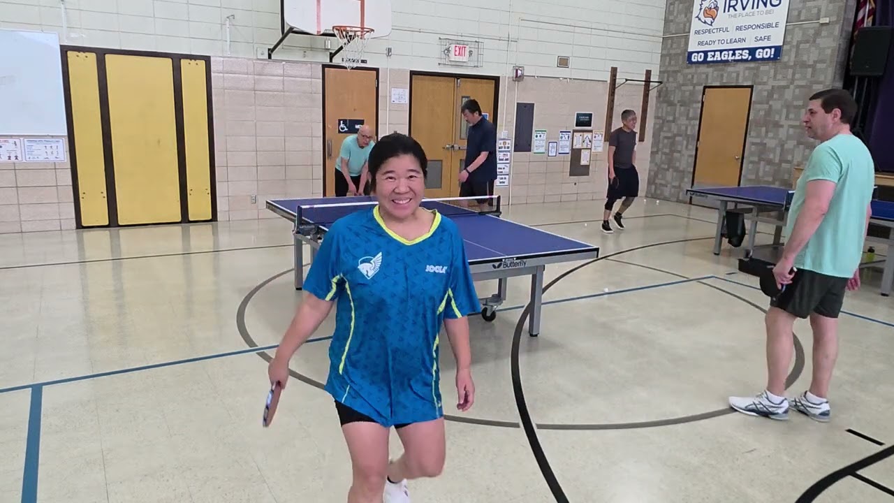 Mike & Irene  vs Tieniu & Jon - Match 1 - CLOSE MATCH