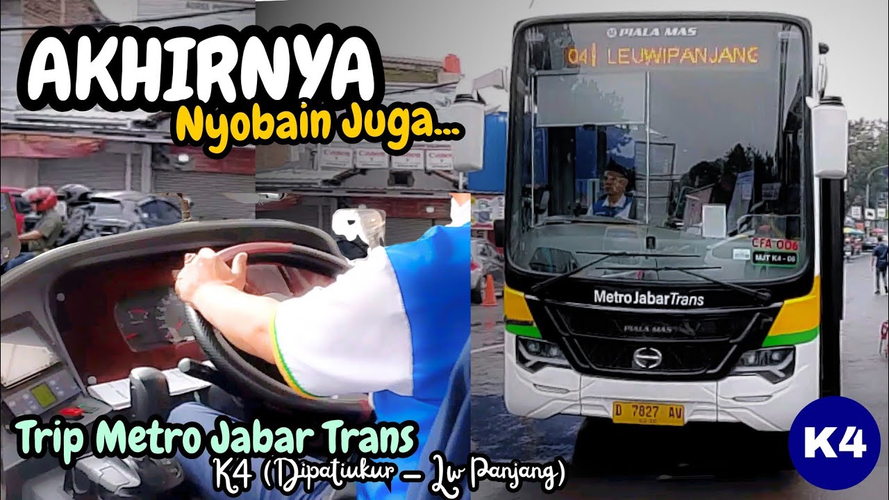 AKHIRNYA NYOBAIN JUGA‼️Trip Dipatiukur-Leuwi Panjang with Bus Metro Jabar Trans (K4)