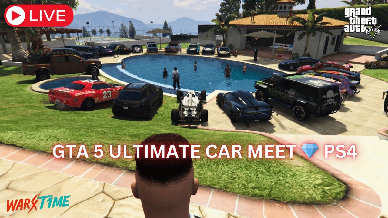 GTA 5 ONLINE ULTIMATE CAR MEET 💎 PS4 – Modded Cars & Epic Showcase! #gtaonline #gtacarmeet