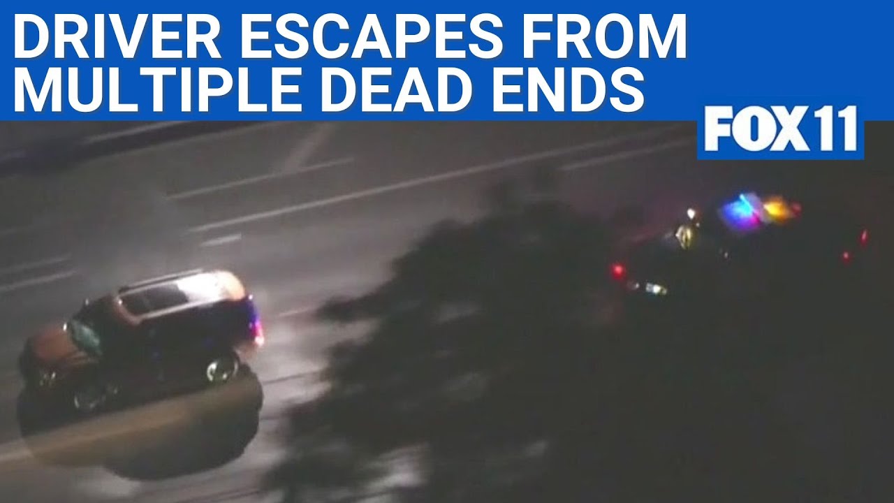 LA police chase suspect sideswipes cars, clocked at going 100 mph | FOX 11 LA