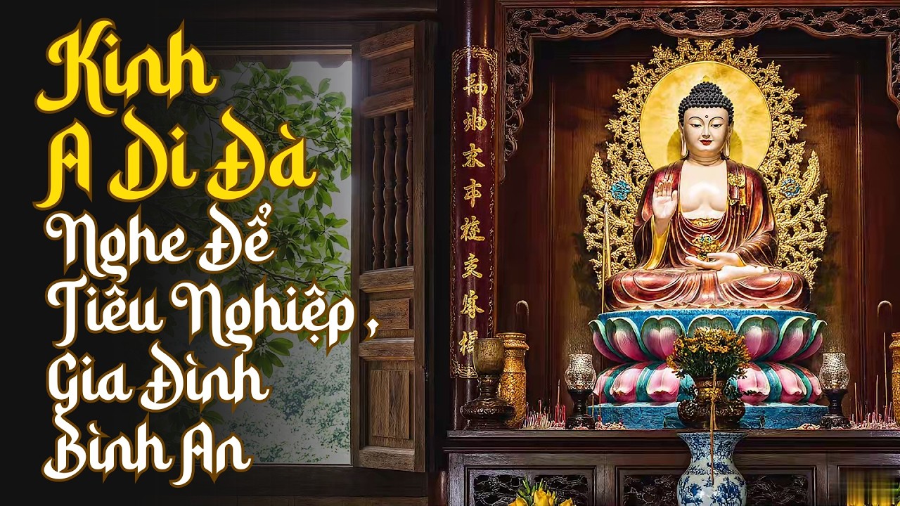Bật Nhạc Niệm Phật Kinh A Di Đà Cầu May Mắn, Phật Phù Hộ Tài Lộc Đầy Nhà Cả Đời 🙏✨