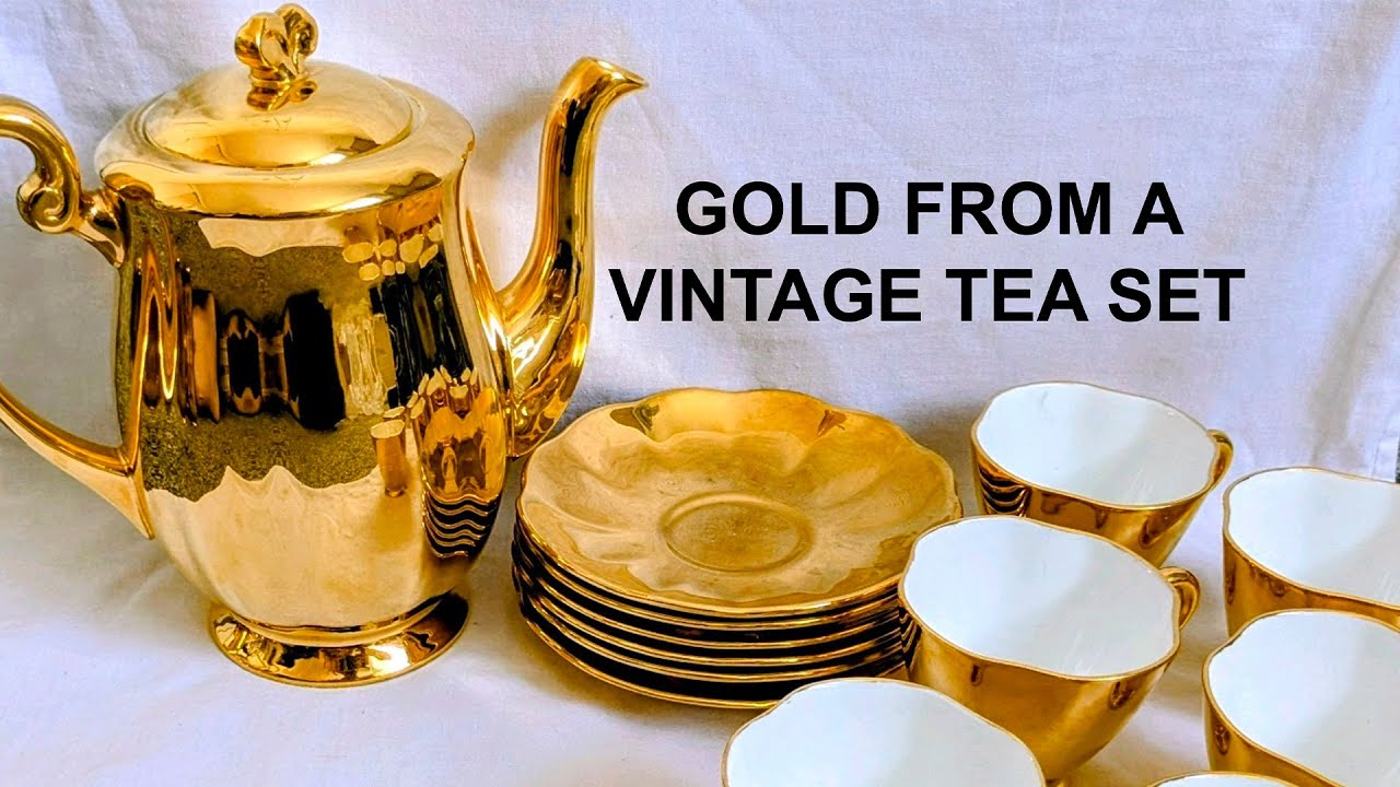 ♻️ How to get Pure Gold from a Vintage Tea Set