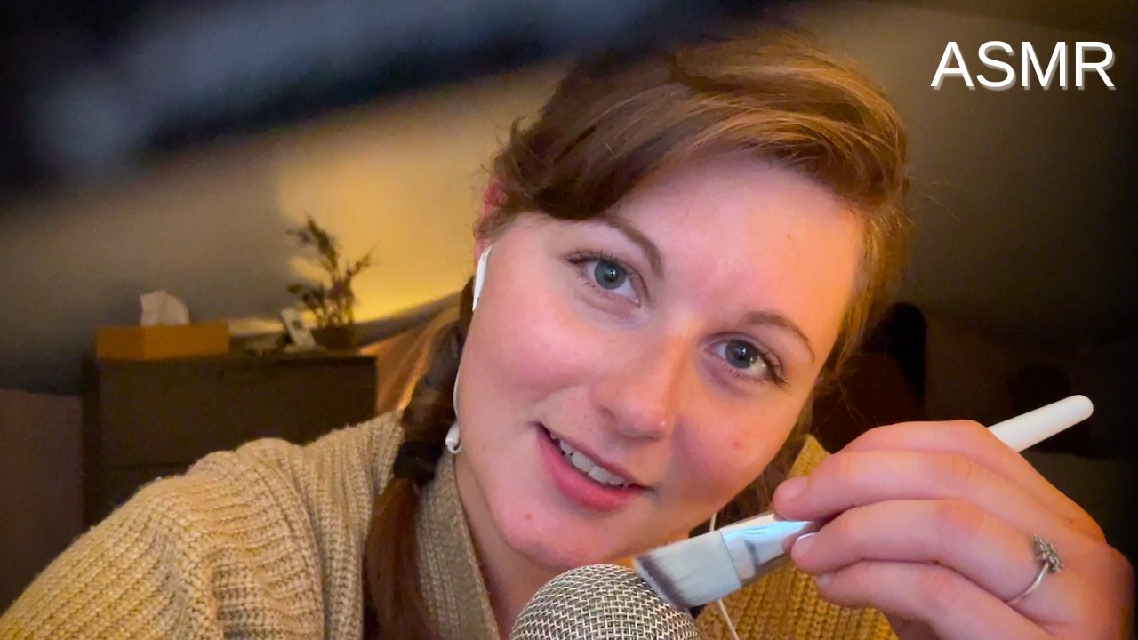 ASMR FR | Plein de douceur pour t'endormir 💤 Face Touching, Finger fluttering, Brushing