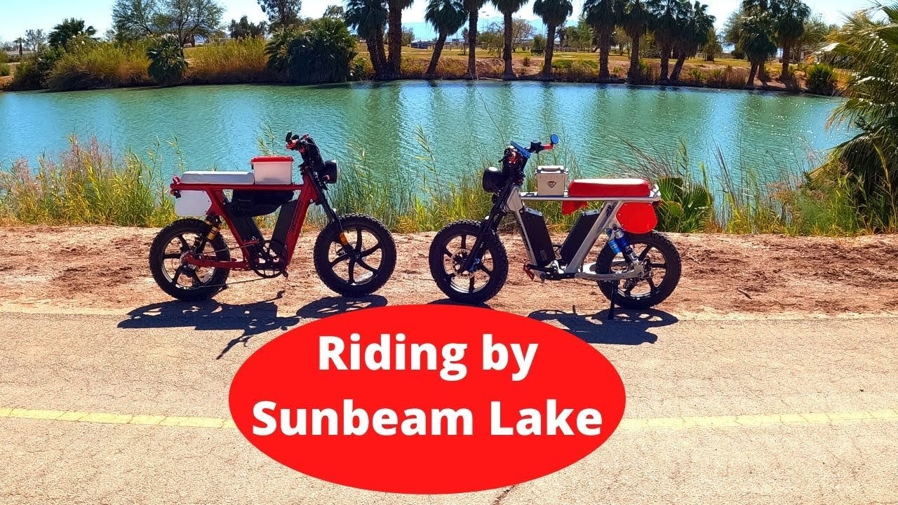 Riding around Sunbeam Lake, Seeley California on our Juiced Hyperscrambler 2's