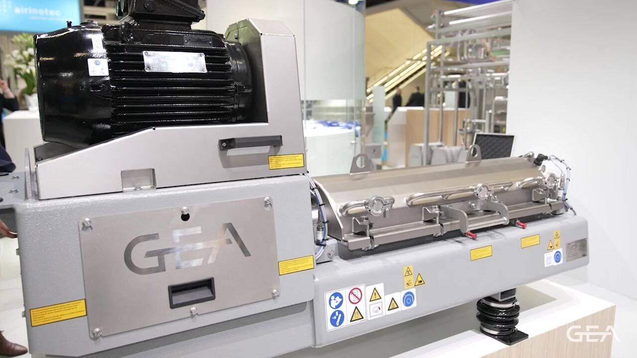 GEA Extraction Test Decanter for Plant Based Beverages - Reliable Upscaling, Hygienic Design
