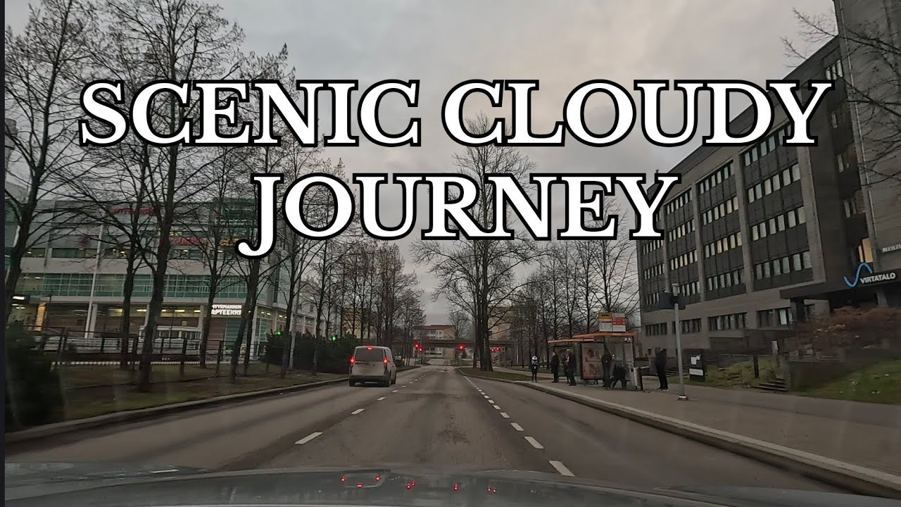 Cloudy Morning Drive • Scenic Finland