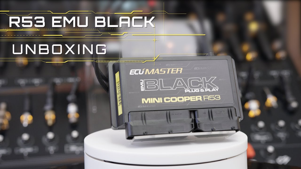 ECUMaster Mini Cooper R53 EMU Black Plug in ECU Unboxing