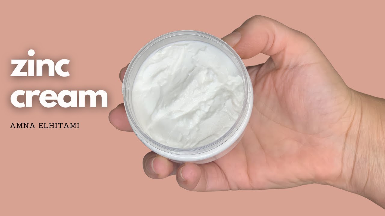 طريقة عمل كريم زنك  مفيد لحماية البشرة | zinc cream