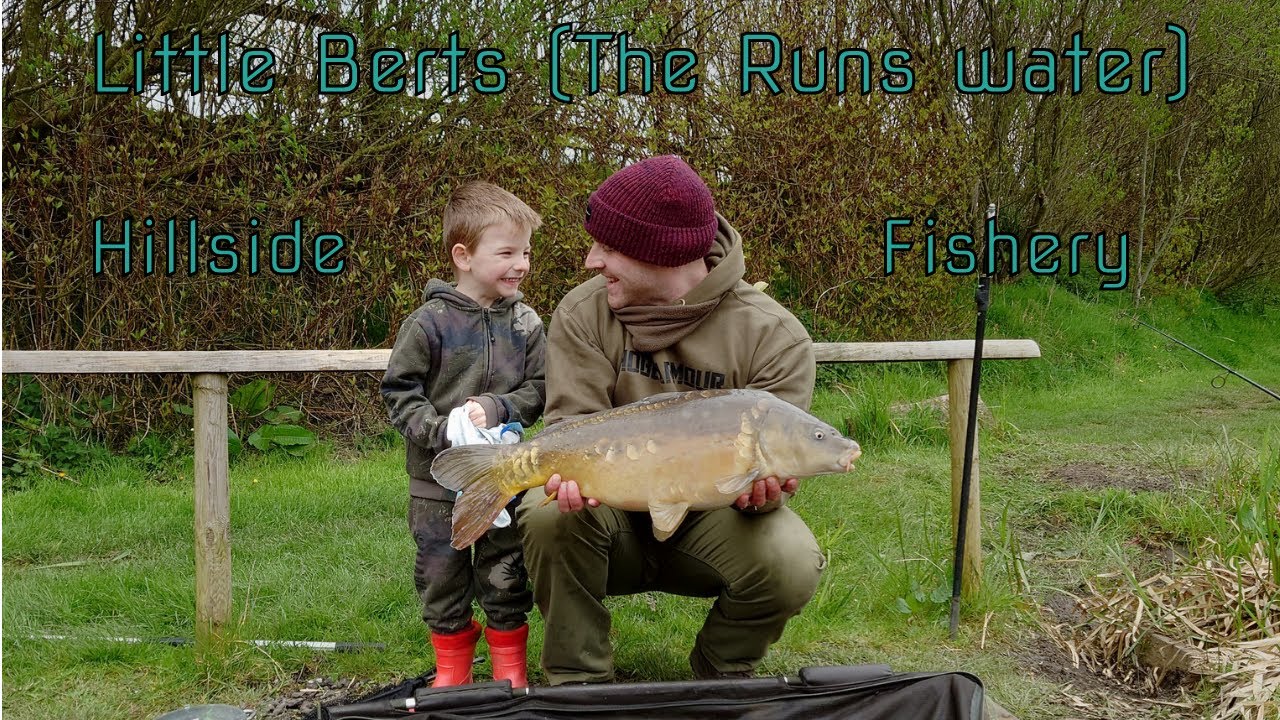 Hillside Fishery - Little Berts, The Runs water.