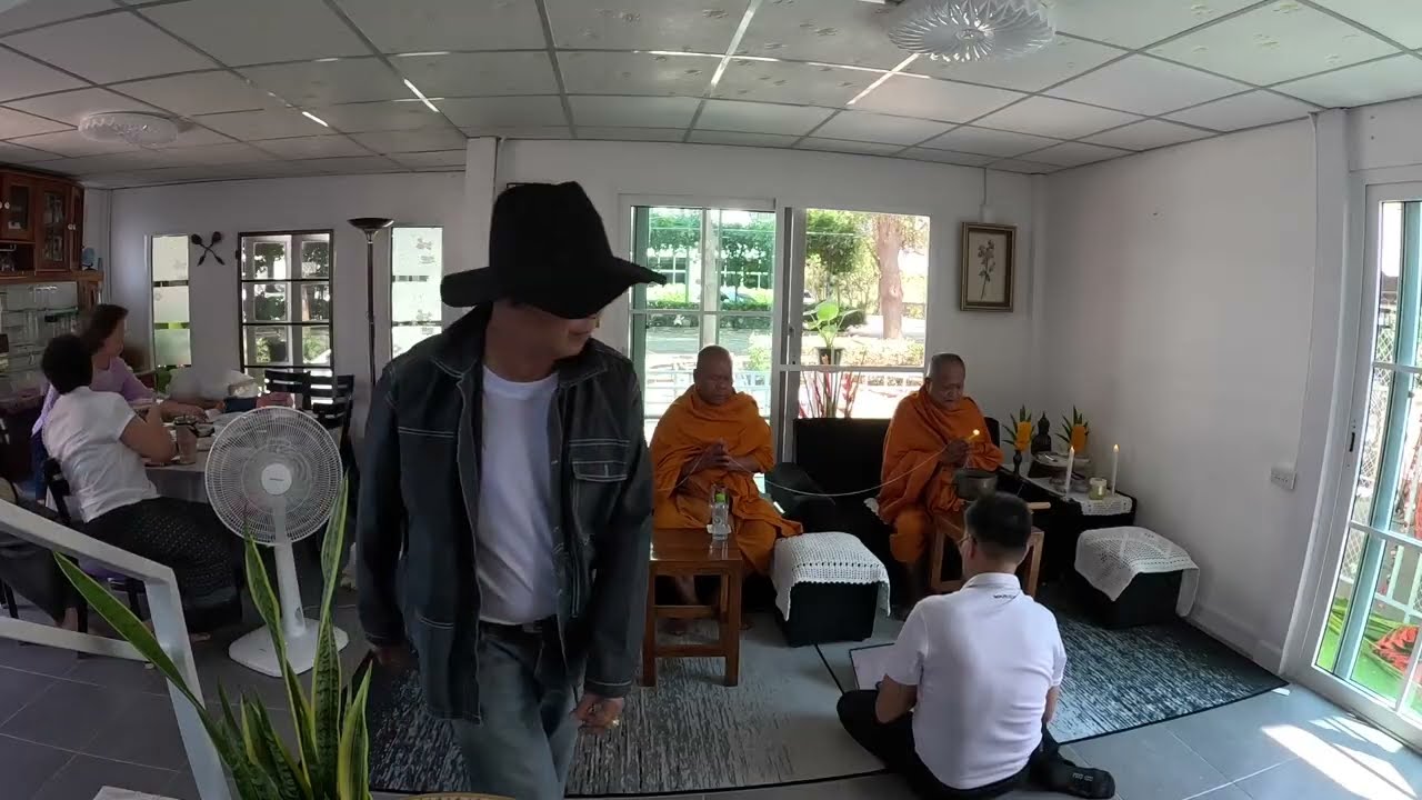 ทำบุญขึ้นบ้านใหม่ บ้านพี่ติ๋ม สุพรรณบุรี