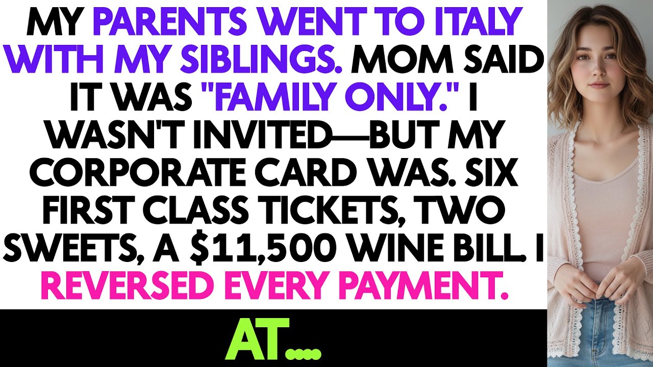 My Parents Went To Italy With My Siblings. Mom Said It Was 