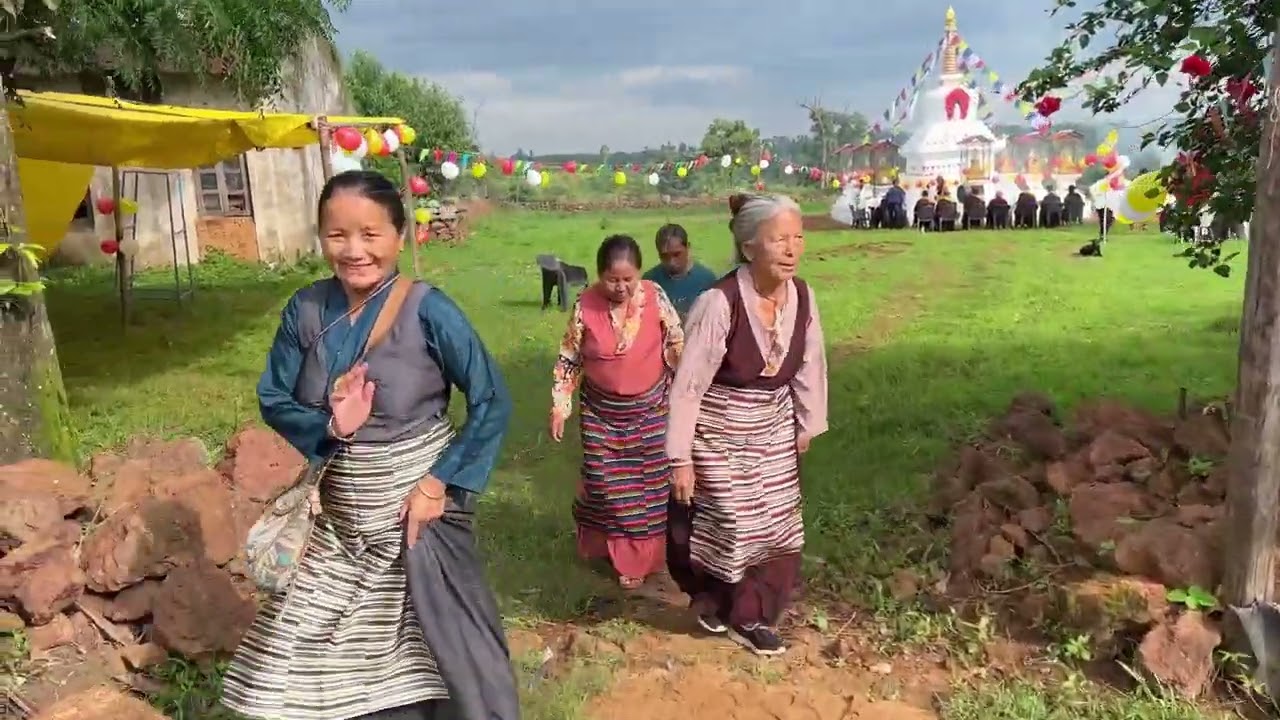 Mainpat camp no 7 beautiful stupa
