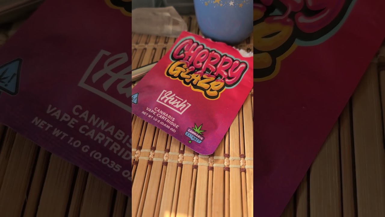 HUSH Cherry Glaze thc cart REVIEW !!