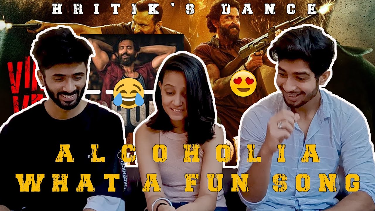 ALCOHOLIA:Vikram Vedha | REACTION | Hrithik Roshan, Saif Ali Khan | Vishal-Shekhar |