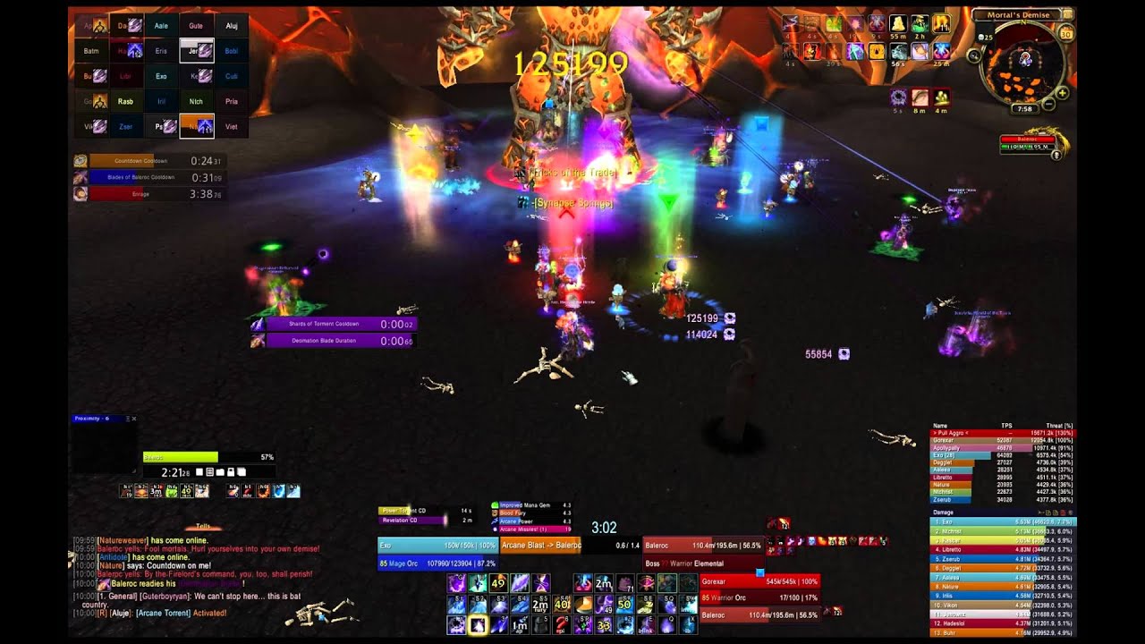 Intent - Heroic 25 Baleroc - HD - Dragonwrath Arcane Mage PoV