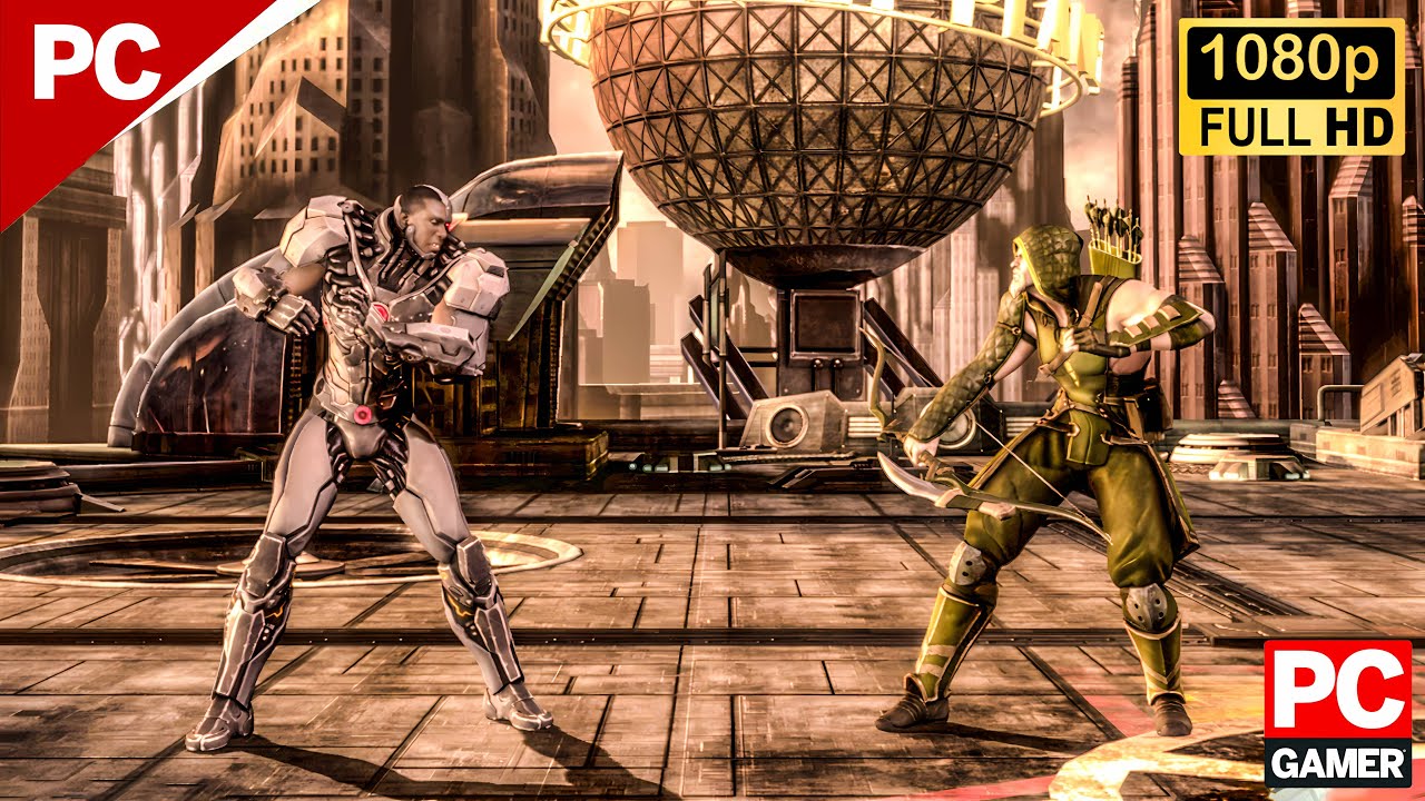 Injustice Gods Among US | Cyborg vs Green & Raven & Wonder Woman | PC Gameplay