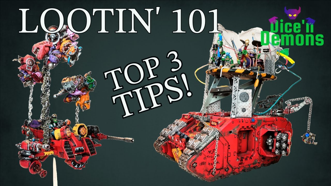 Waaagh! Top 3 tips for making looted conversions for Orks for Warhammer 40k