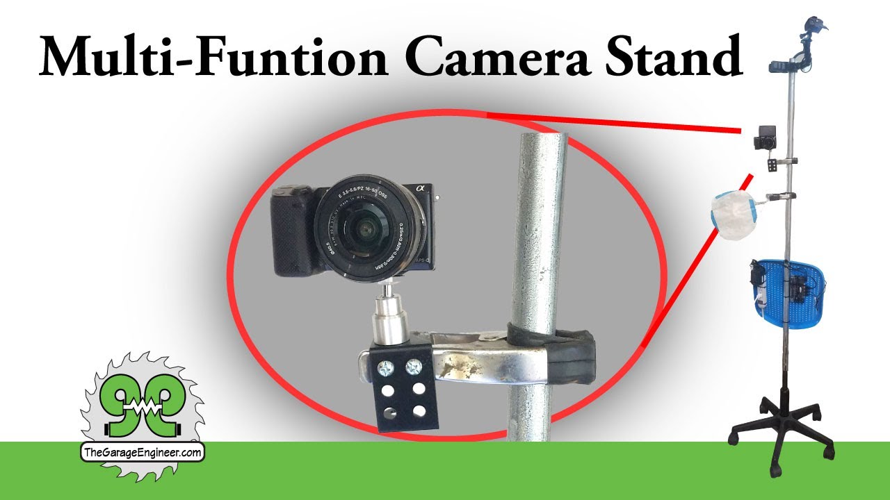 Space-Saving, Multi-Function Camera Stand on Wheels - The Garage Engineer