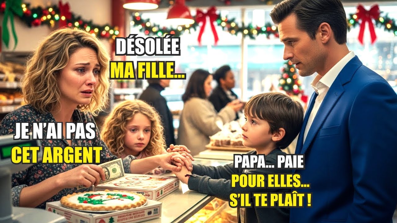 UNE MÈRE RUINÉE PRIVÉE DE BÛCHE DE NOËL AVEC SA FILLE, MAIS UN HÉRITIER VA BOULEVERSER LEUR DESTIN