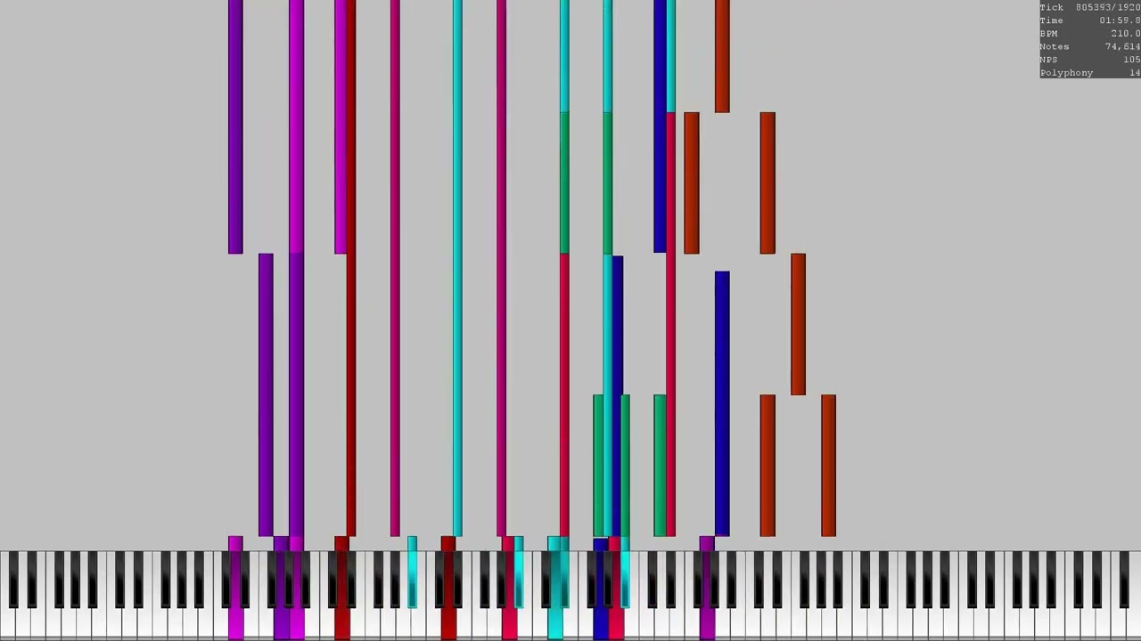 [Black MIDI] - LBSFS NASA Computer Tester (410 Million)