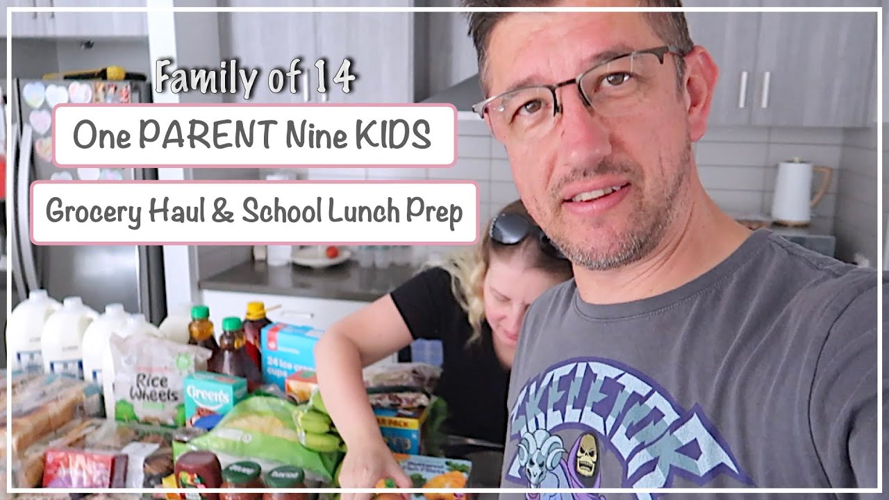 Grocery Haul for A WEEK Solo Parenting & School Lunch PREP