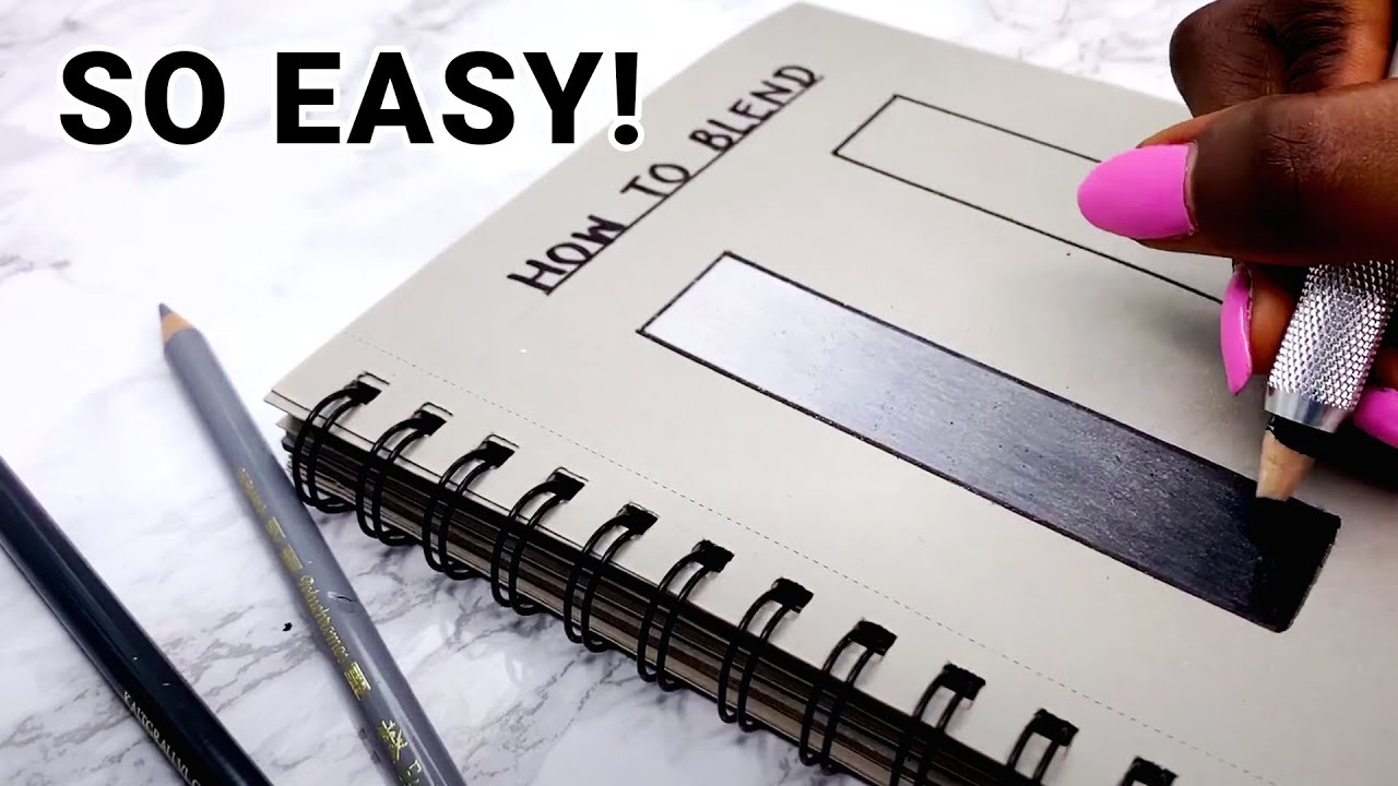 HOW TO BLEND COLOR PENCILS FOR BEGINNERS (Without a Blender)