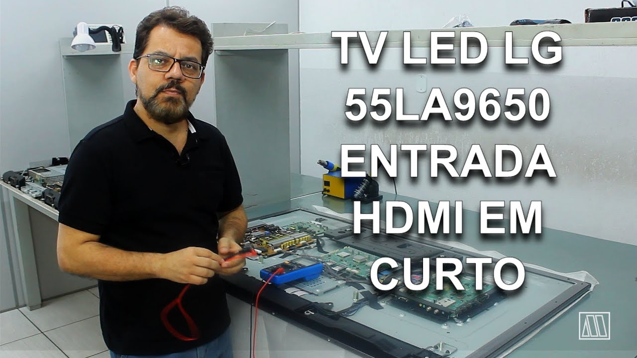 TV LED LG 55LA9650 -  Entrada HDMI em curto