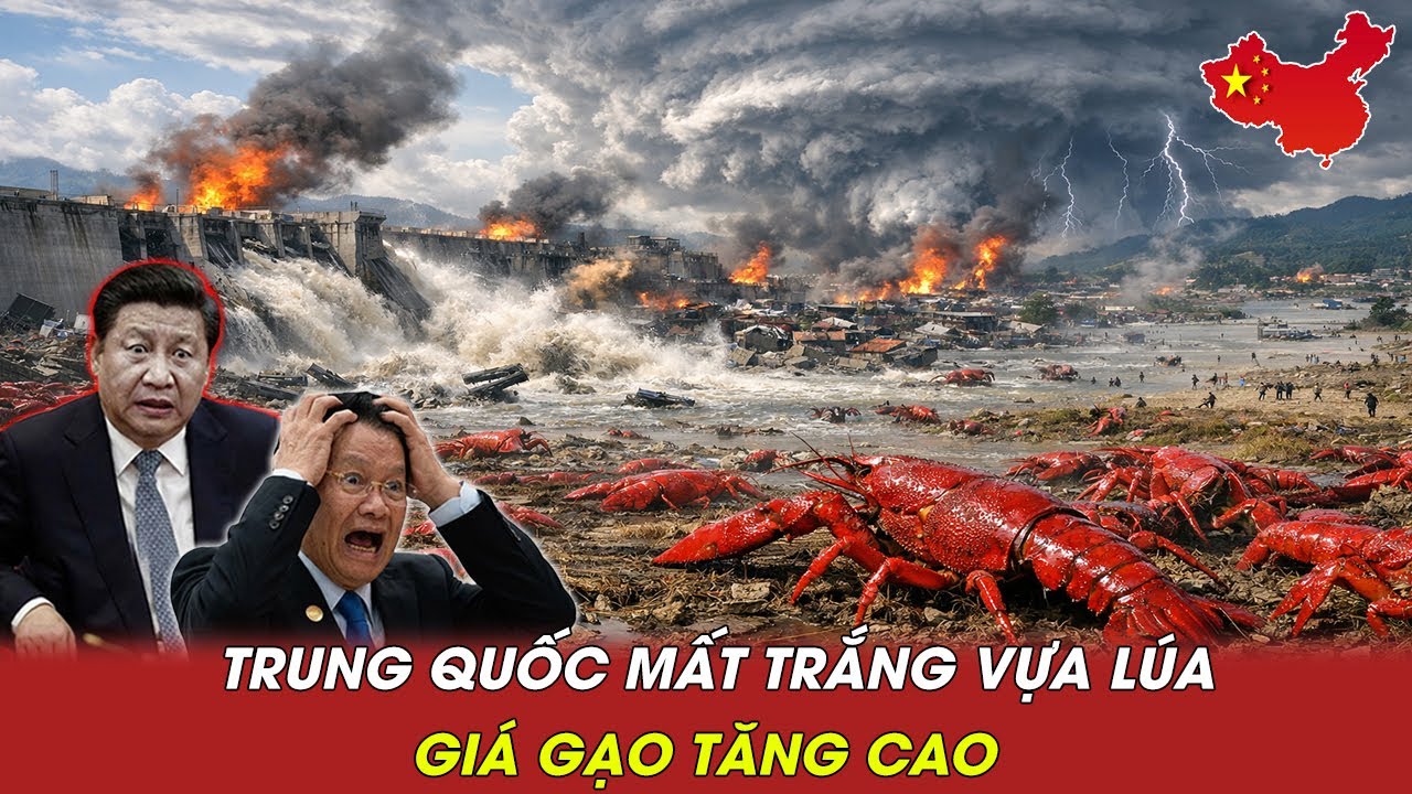 Cảnh Báo Đỏ: Tôm hùm đất xâm chiếm các vựa lúa lớn - Trung Quốc Vỡ Trận