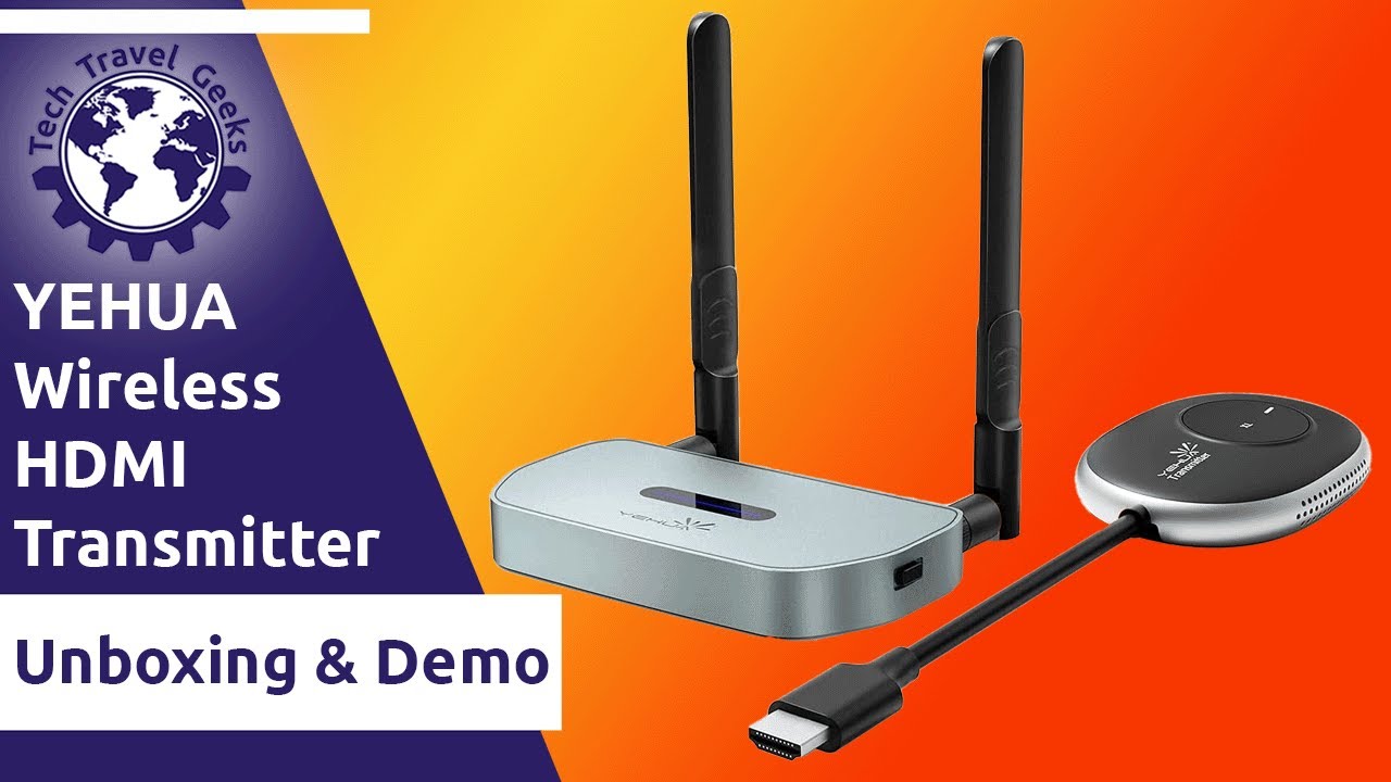 YEHUA Q5R1 Wireless HDMI Transmitter - Unboxing and Demo
