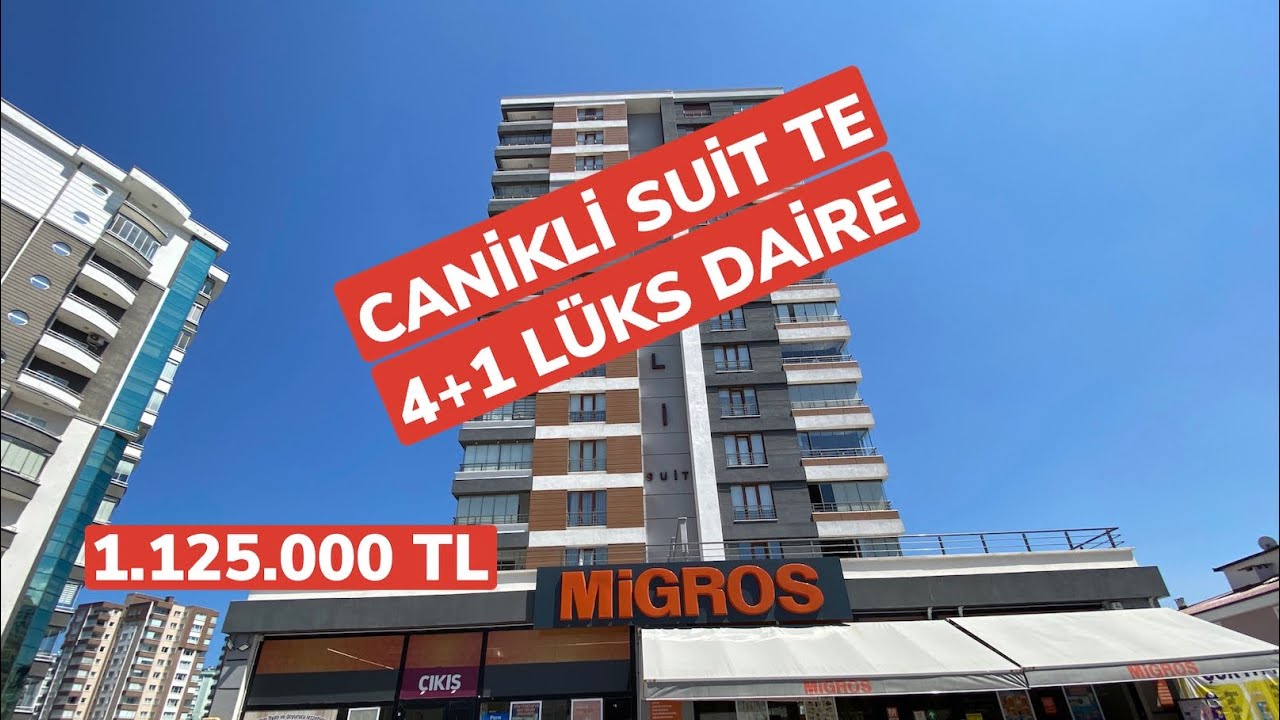 İLKADIM CANİKLİ SUİT TE ULTRA LÜKS 4+1 DAİRE