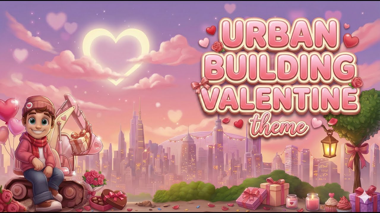 Build Love This Valentine 💖 | Cozy City Game for Couples & Dreamers | Urban Building