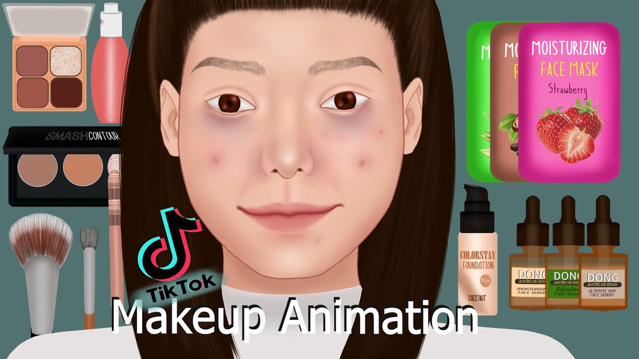 [ASMR / Stop Motion] Анимация макияжа звезды Tiktok BELLA POARCH | Преображение Макияжа
