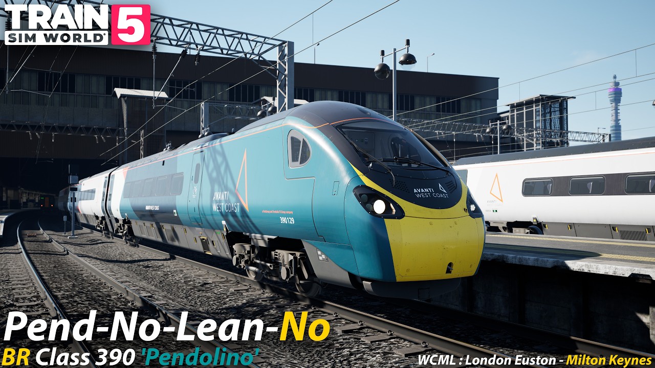 Pend-No-Lean-No : West Coast Main Line : Train Sim World 5 [4K 60FPS]